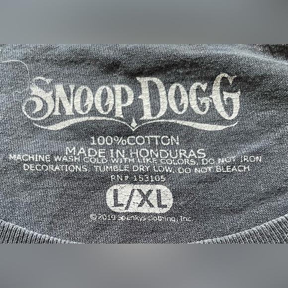 Vintage Snoop Dogg World Tour 2007 Short Sleeve Black Size L/XL Graphic T-Shirt - Picture 3 of 10